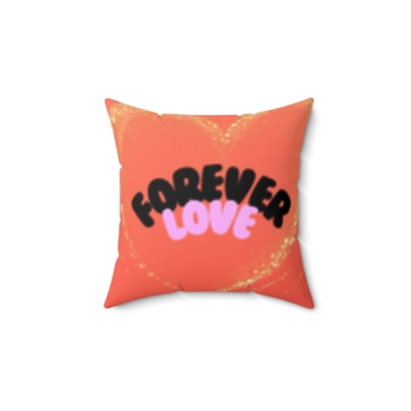 FOREVER LOVE "ORANGE" PILLOW